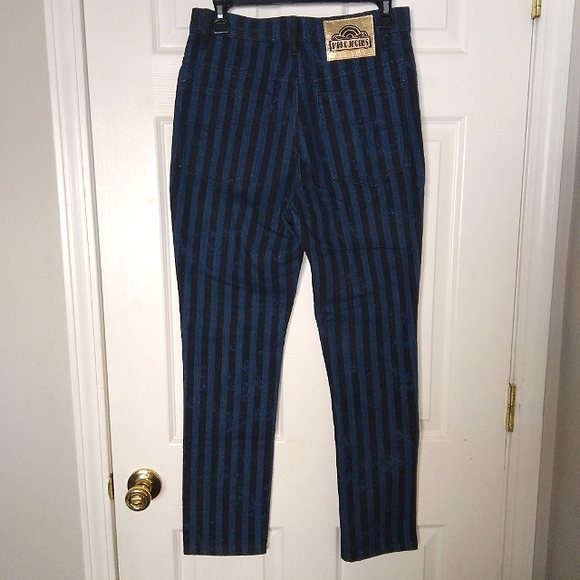 Marc Jacobs high rise vertical stripe skinny jean - Picture 4 of 12
